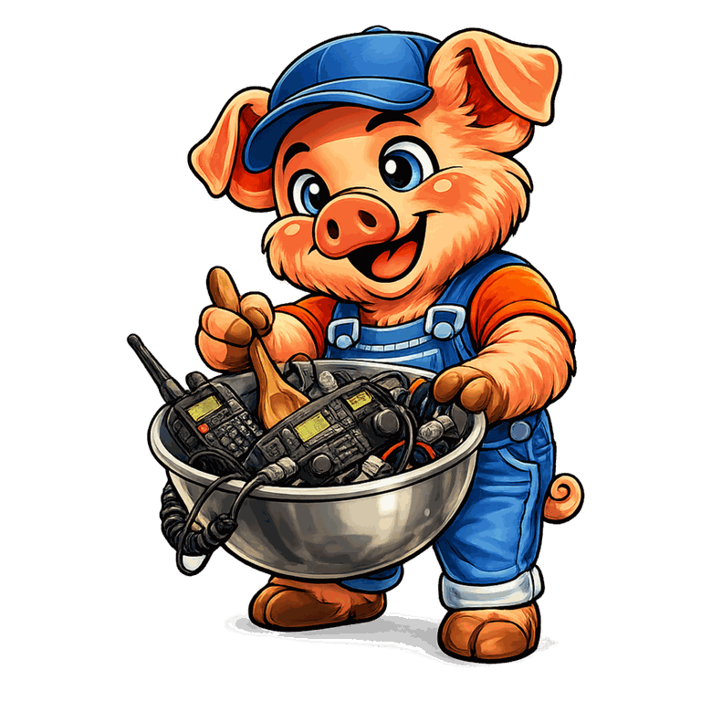 Choice Scramble pig art